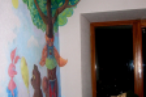 роспись стены в детской