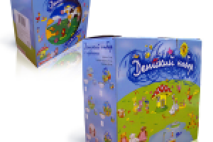 Упаковка набора детской посуды