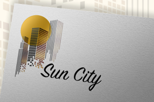 Логотип для агентства недвижимости "Sun City"