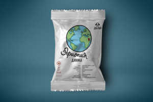 Этикетка для кофейни "Даблби"