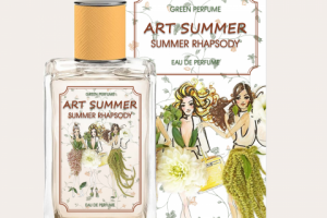 Упаковка и этикетка духов для компании «Green Perfume»