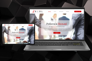 Сайт для фирмы по трудоустройству RidlWork