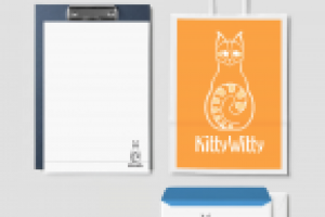 Бланк, пакет, конверт "KittyWitty"