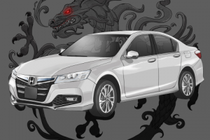 Принт на майку "Honda Accord"