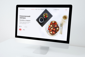 Дизайн сайта доставки еды