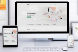 Дизайн интернет магазина косметики (Адаптивный)