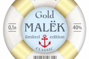 Этикетка на крышку стаканчика водки 100 мл