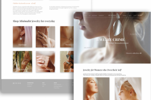 Дизайн вебсайта Jewelry Crime