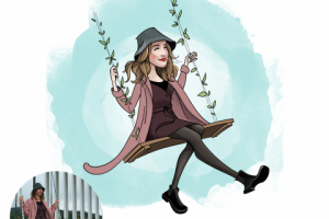 Портрет в стиле digital art