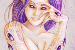 Лиловый камень