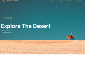 Сайт на WordPress  Desert