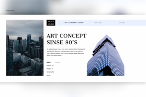 Лендинг для архитектурного бюро