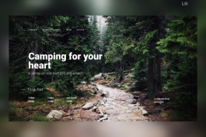 Первый экран для Trip-кампании