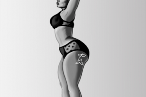 Девушка во весь рост