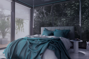 Вилла,  спальная комната хозяев