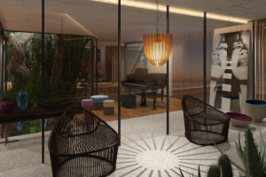 Вилла балкон