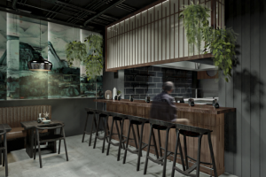 Дизайн интерьера кафе в азиатском стиле