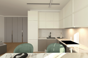 Визуализация интерьера кухни