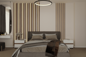 Визуализация интерьера спальни