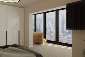 Визуализация интерьера спальни