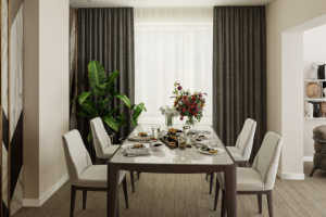 Визуализация интерьера обеденной зоны