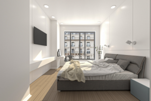 Визуализация интерьера спальни