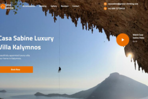 Landing Page, Casa Sabine