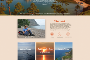 Вёрстка сайта экскурсий