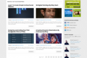 Вёрстка сайта для туториалов фотошопа