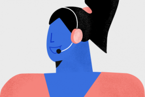 Пакет иллюстрации для сайта в стиле материал с шумом