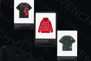 Редизайн сайта Givenchy