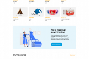 Дизайн сайта магазина "FamilyPet"