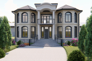 Проект Двухэтажного дома общей площадью 550м2