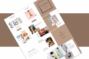 Лента Instagram магазин женской одежды пастельные тона