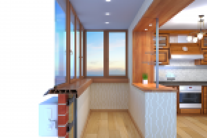 балкон срез