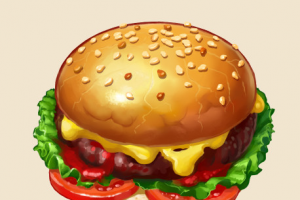 Бургер. Иконка.