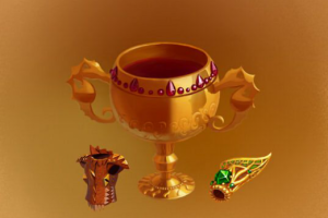 Игровые иконки. Кубок, горшок золота.