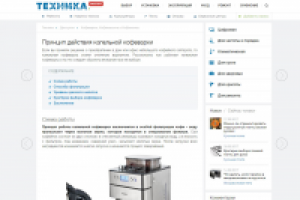 Принцип работы капельной кофеварки