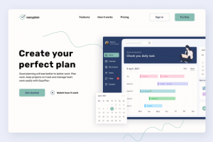 Easyplan — Landing Page планирование задач