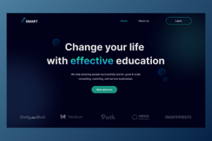 Landing Page для агенства SMART