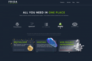 Дизайн двух отдельных блоков для сайта