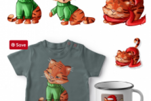 Дизайн персонажей. Тигр