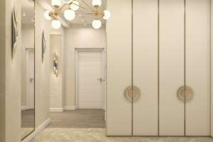 Прихожая в стиле неоклассика