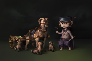 бродяжка и бродягамобиль