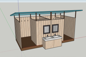 модуль душ + туалет