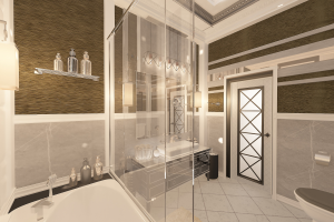 ванная комната в стиле ар деко