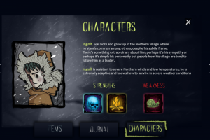 Экран выбора персонажа