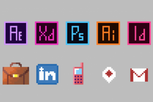 Пиксель арт иконки