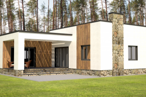 Проект загородного жилого дома