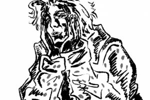 Портер-эскиз для татуировки